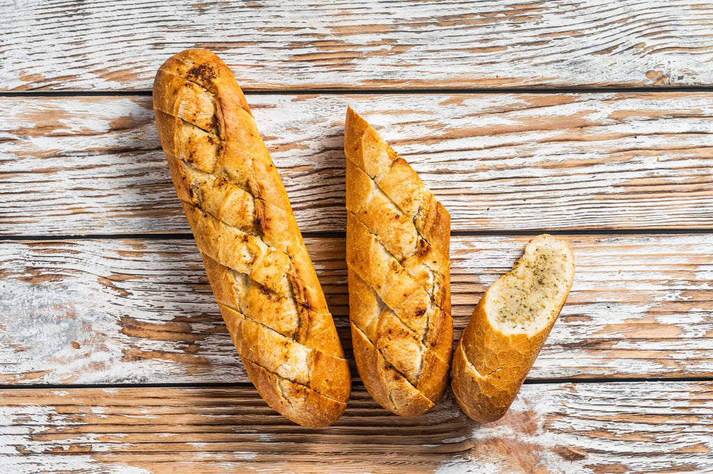 Low-Carb Garlic Baguette