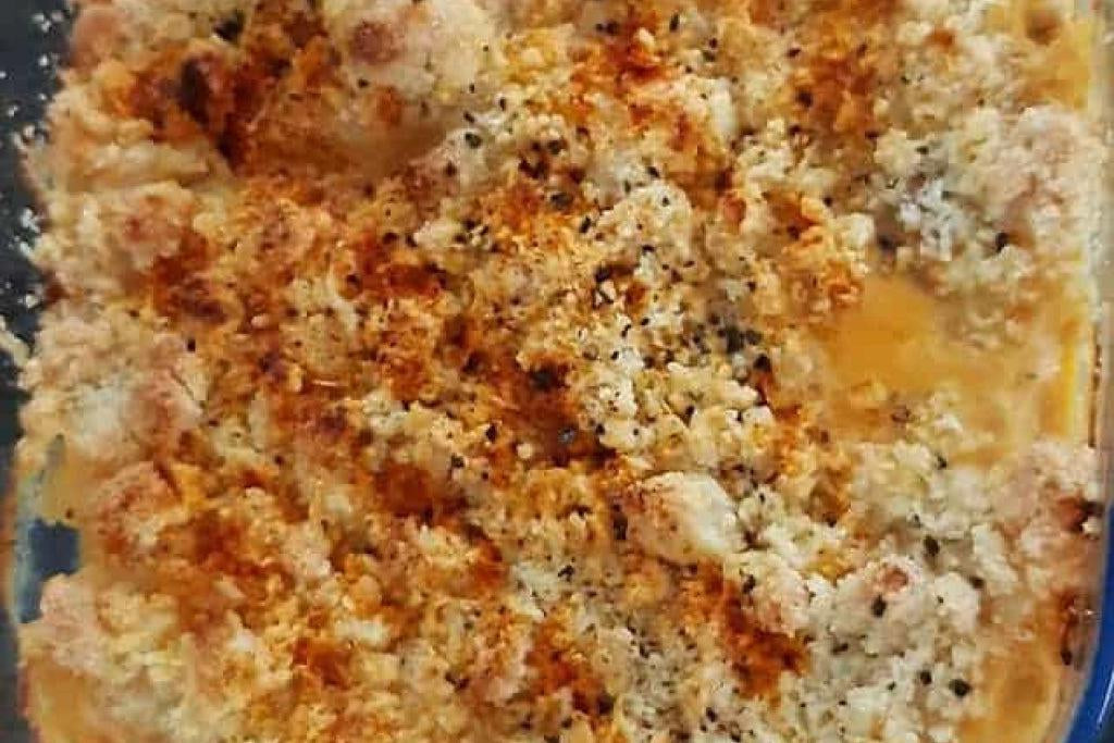 Low-Carb Chicken & Leek Crumble