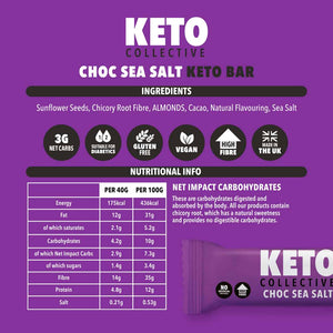 Choc Sea Salt Keto Bar