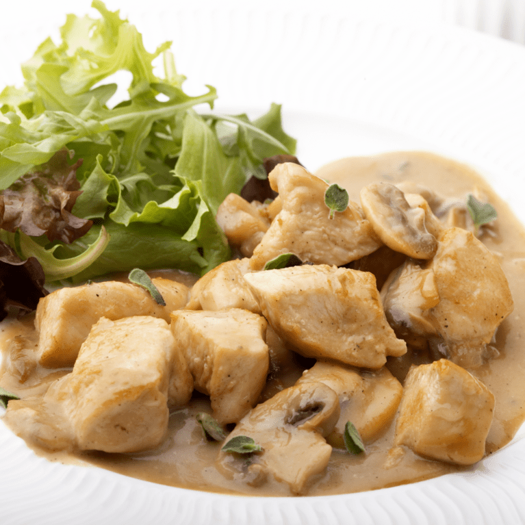 Keto Ready Meal – Chicken and Mushroom Fricassee