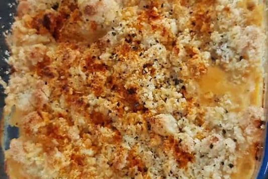Low-Carb Chicken & Leek Crumble