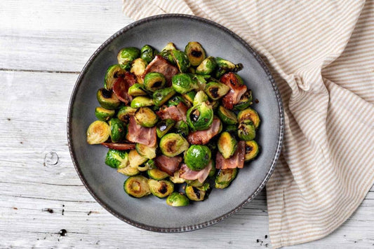 Brussel Sprouts with Garlic Aioli and Parmesan-Low Carb Food Co
