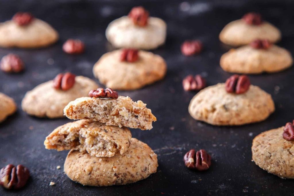 Low-Carb Pecan Sandies Biscuits