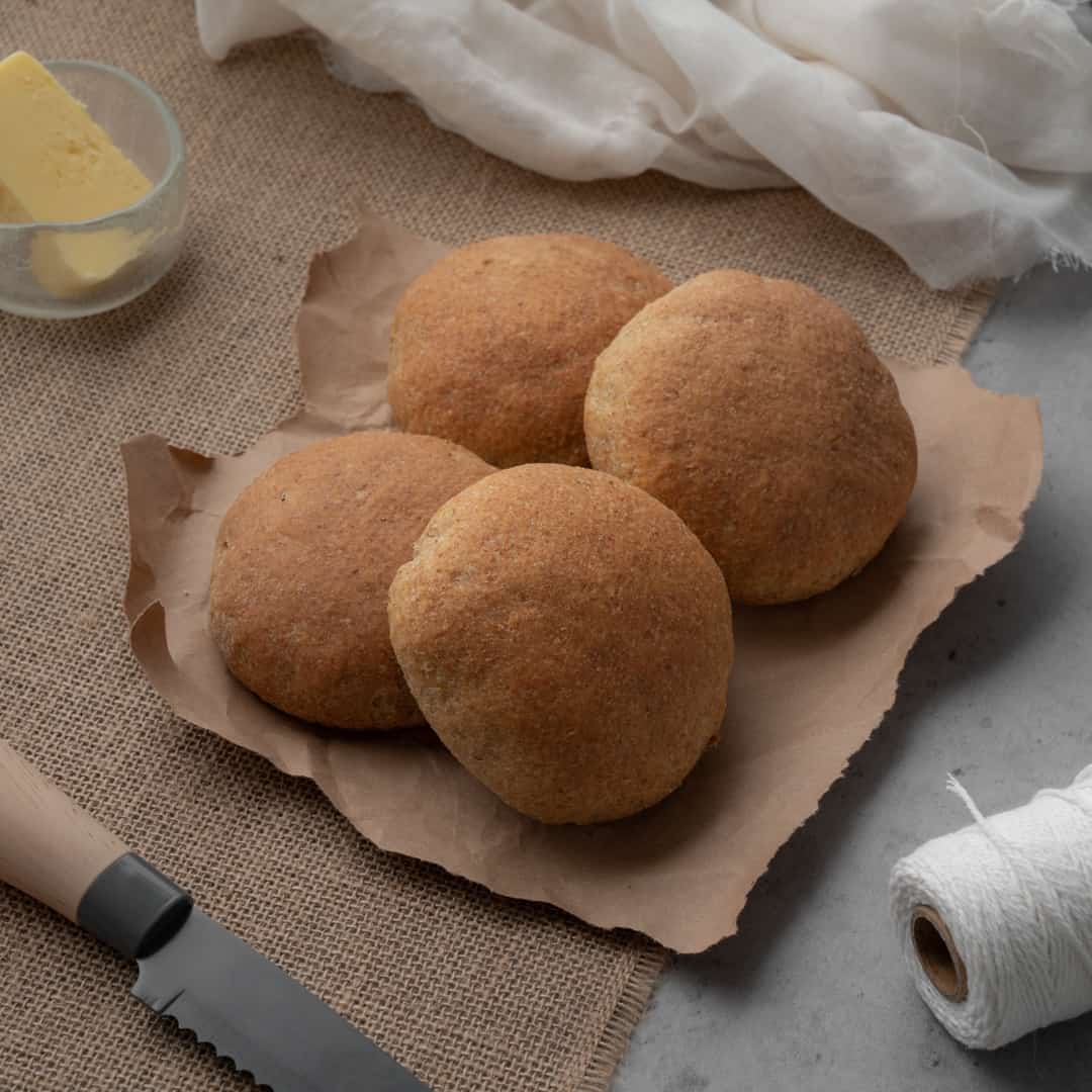 Low-Carb Bread Rolls (Pack of 4)