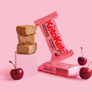 Cherry Bakewell Keto Bar