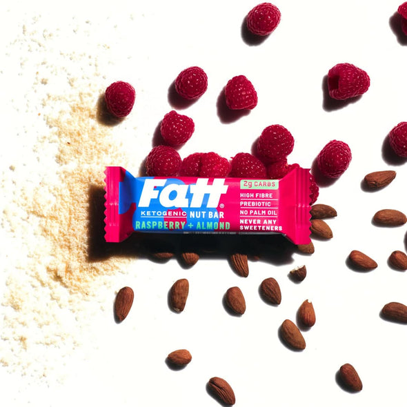 Fatt – Raspberry + Almond Bar