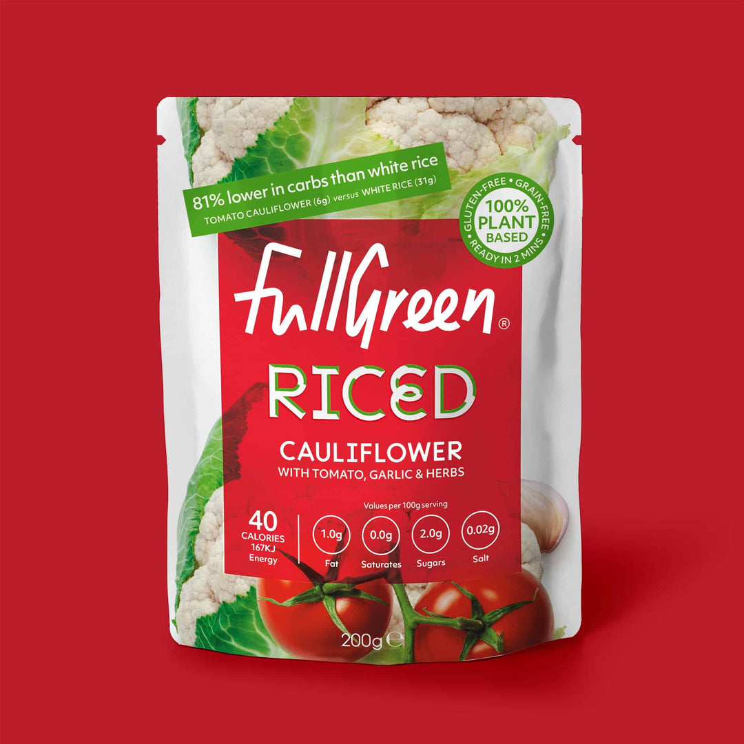 FullGreen Riced Cauliflower with Tomato, Garlic & Herbs