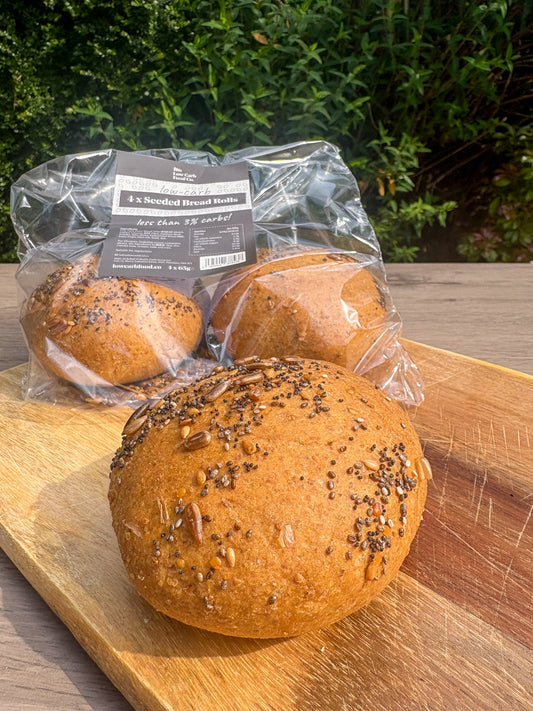 Low-Carb Bread Seeded Rolls (Pack of 4)