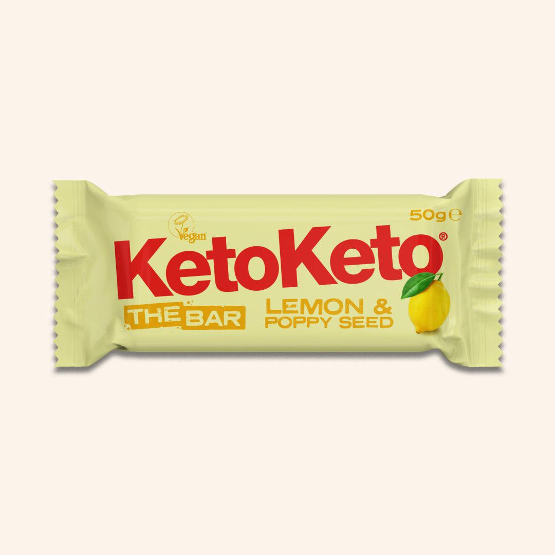 Lemon & Poppy Seed Keto Bar