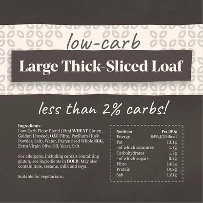 Low-Carb Bread | Thick Slices | 700g