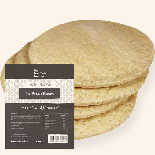 Low-Carb Keto Pizza Base – Pack of 4