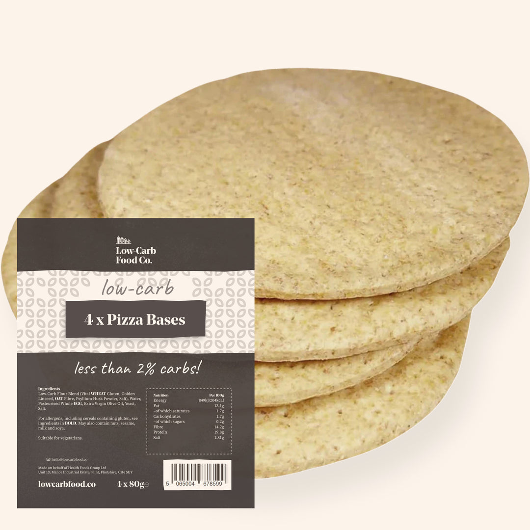 Low-Carb Keto Pizza Base – Pack of 4