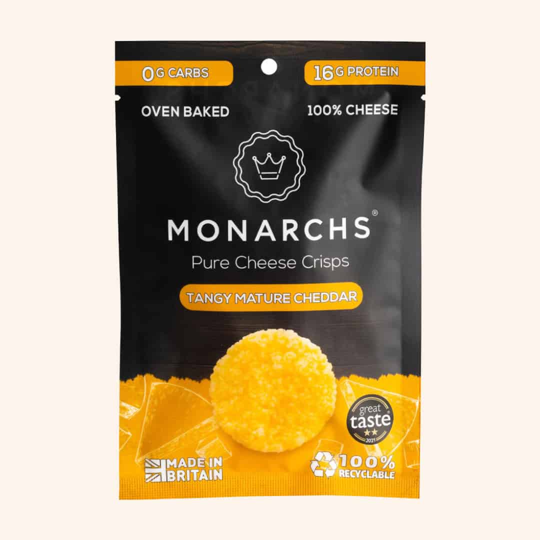 Monarchs Pure Cheese Crisps Tangy Mature Cheddar