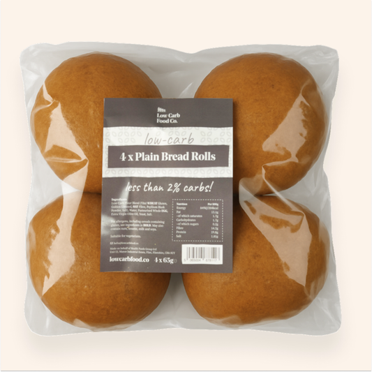 Artisan Low-Carb Keto Bread Rolls – Pack of 4 x 65g