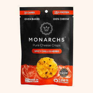 Monarchs Pure Cheese Crisps Spicy Chilli & Herbs