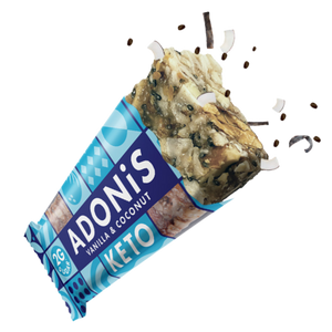 Adonis Vanilla & Coconut Keto Nut Bar