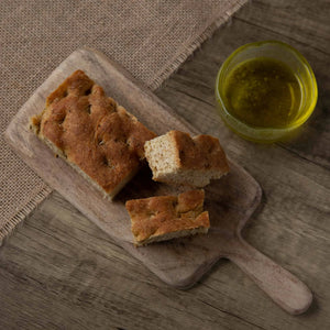 Low-Carb Keto Focaccia Bread – Rosemary & Sea Salt – 75g-Baked Goods-Low Carb Food Co-Low Carb Food Co