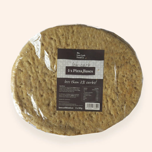 Low-Carb Keto Pizza Base – Pack of 4-Baked Goods-Low Carb Food Co-Low Carb Food Co
